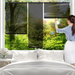 간편하게 붙이는 흡착식 블라인드 셀프 인테리어 창문 햇빛 가리개 미니 블라인드 커튼