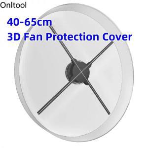 3D 선풍기 홀로그램 프로젝터 보호 커버 조명 광고 디스플레이 쉘 LED 아크릴 가방 40-65cm