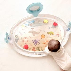 [루나스토리]플레이 워터매트 터미타임 촉감놀이 오감 감각 발달 백일 아기 장난감 선물