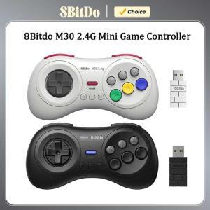 8Bitdo M30 24G 미니 게임 패드 세가 제네시스 미니 및 메가 드라이브 미니 게임 콘솔 게임 액세서리