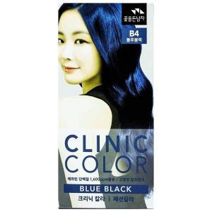 꽃을든남자염색약 셀프 헤어 멋내기 클리닉 컬러 크림 블루블랙 B4 머리 염색