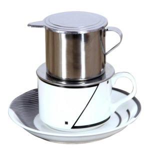 스테인리스 스틸 커피 드립 필터 메이커 포트 주입 컵, 베트남 스타일 머그잔 채반 도구, 50 ml, 1 개