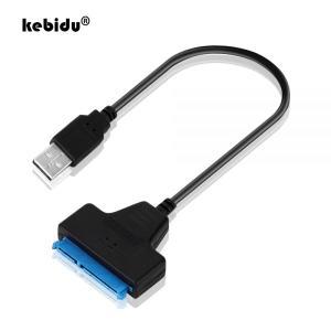 usb연결선 Kebidu 고속 USB 30 20-SATA 케이블 HDD 하드 디스크 드라이버 DVD CD 롬 어댑터 컨버터 22 핀 2