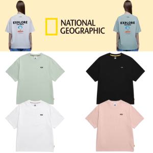 [24년신상] 내셔널지오그래픽 반팔 티셔츠 남성 여성 공용 여름 냉감 액티비티 커플 라운드티