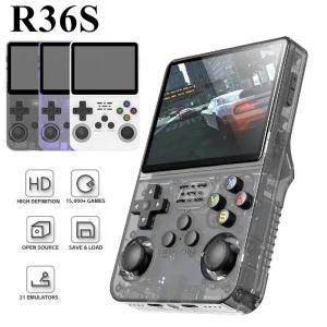 R36S 레트로 휴대용 비디오 게임 콘솔, 리눅스 시스템, 3.5 인치 IPS 포켓 플레이어, 128GB 소년 선물