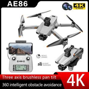 4K 드론 AE86 Pro Max GPS HD 카메라 3축 기계식 팬 틸트 5G 브러시리스 레이저 장애물 회피 장난감