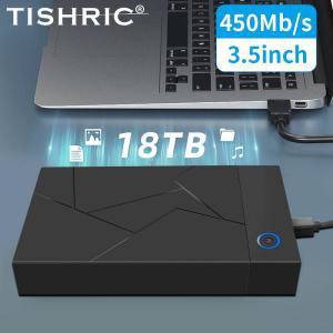 [PC나라]TISHRIC HDD 케이스 3.5 2.5 SATA-USB 3.0 어댑터 외장 하드 드라이브 디스크 인클로저 SSD 450 Mb