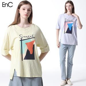 [이엔씨][EnC] 아트윅 티셔츠 (택가격 129000원)