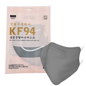 올림생활다온마스크 KF94 새부리형 1매 회색 대형 50매 1통
