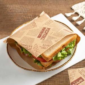 패턴 샌드위치 포장지 영자 신문 왁스페이퍼 50P 토스트 와플 햄버거 포장 종이 포장재 봉투 유산지 식품