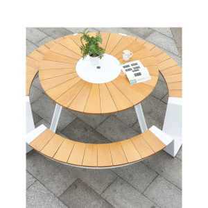 공원 테이블 옥상 정원 카페 휴게실 원탁 의자 세트