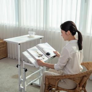 높은 높이조절 높낮이조절 스탠딩 책상 키다리 테이블 키높이 데스크 서서 일하는 60x60