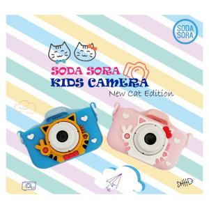 셀카 어린이카메라 키즈 유아 장난감 토이 NEW 고양이 사진기(SD카드 32G+카드리더기+꾸미기스티커포