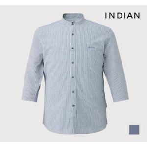 [인디안][INDIAN] 핀스트라이프 7부 셔츠- MIUNLXM3271