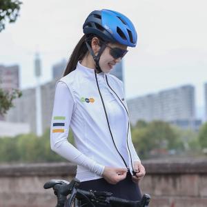 조끼 사이클링 자전거 민소매 방풍 의류 MTB 경량 바람막이 남성 여성 2XL