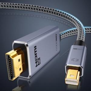 고화질 Mini DP1.4 to HDMI2.0 유연한 케이블 5M