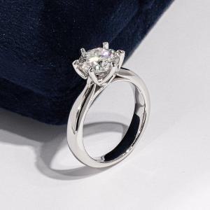 [샤밍주얼리]3캐럿 랩그로운 다이아몬드 반지 볼드 6프롱 기념일 선물 엄마 생일