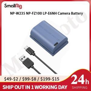 (촬영용품 전문업체) SmallRig NP-W235 NP-FZ100 LP-E6NH USB-C 충전식 카메라 배터리, 소니 캐논 후지필름