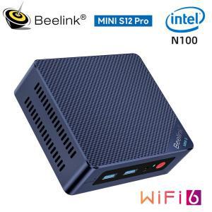 미니본체 윈도우탑재 Beelink 미니 컴퓨터 게임 PC, S12 프로, Win11 인텔 N100, 16GB, 500GB, S, N5095, 1