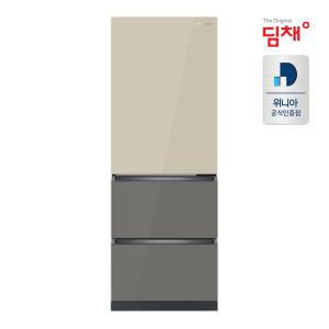 [위니아][딤채] 330리터 스탠드 김치냉장고 WDT33HRPIOU (3룸) 무료설치배송