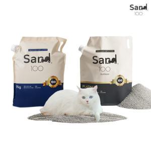 [11쇼킹] 9kg X 2팩 샌드백 먼지없고 냄새잡는 벤토나이트 고양이모래
