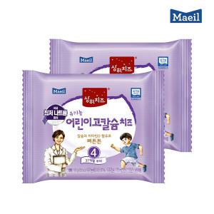 상하 유기농 어린이 고칼슘치즈 4단계 60매/치즈/어린이치즈