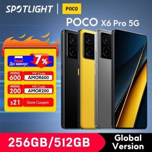 포코 POCO 스마트폰공기계 자급제 핸드폰 World Premiere POCO X6 Pro 5G 글로벌 버전 스마트폰, Dimens