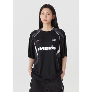 [엄브로](강남점) 남녀공용 HBL CELEB 썸머 하이브리드 반팔 티셔츠 UP221CRS53BLK