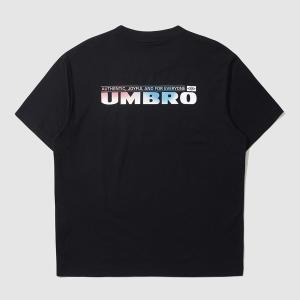 [엄브로](센텀시티점)UMBRO 패턴 레터링 프레쉬 반팔 티셔츠( UP321CRS70-BLK)