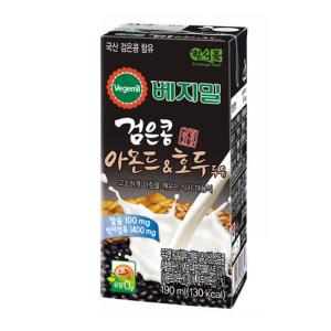 정식품 베지밀 검은콩 아몬드와호두 두유190ml x 32팩