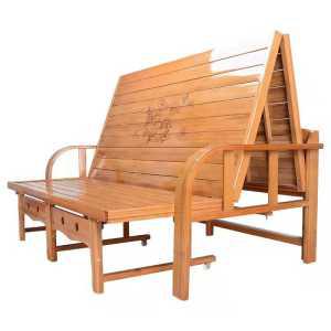 베란다 평상 접이식 나무 침대 쇼파 벤치 의자 캠핑