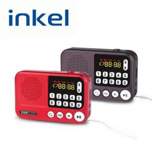 인켈40 휴대용 TF카드 FM 라디오 MP3 플레이어