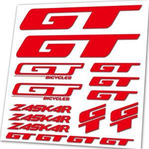 GT ZASKAR 자전거 사이클링 비닐 다이 컷 그래픽 데칼/스티커 세트 MTB BMX 로드