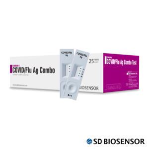 SD바이오센서 COVID 독감 인플루엔자A/B 3종 동시검사 자가검사키트 25개입_MC