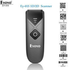 Eyoyo EY-015 미니 바코드 스캐너, USB 유선, 블루투스, 2.4G 무선 1D 2D 스캐너, QR PDF417 EAN13 데이터