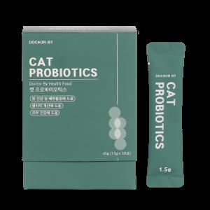 닥터바이 캣 프로바이오틱스 고양이 유산균 설사 변비 면역력 피부 장 영양제
