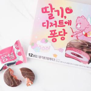 롯데웰푸드 몽쉘 딸기생크림케이크 384g