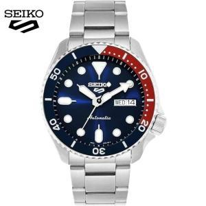 SEIKO 남성용 오리지널 시계 5 스포츠 시리즈, 자동 방수 스틸 밴드, 원형 회전 쿼츠 손목시계, SRPD53K 시