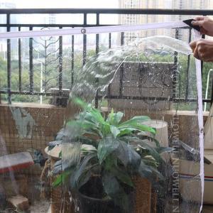 방한비닐 맞춤형 99.9% 투명 PVC 타포린 천 방풍 방수 비 쉼터 정원 캐노피 천막
