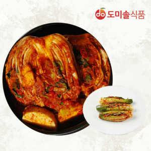 (m)도미솔 박미희 달인 사랑채포기김치3kg + 싱싱오이통김치2kg