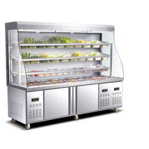 오픈형 냉장고 마라탕 쇼케이스 야채 진열대 업소용