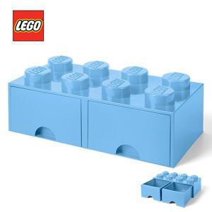 [LEGO(레고)]레고 블럭 서랍형정리함 8구 1736_ 하늘