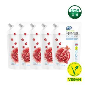 참그린 석류식초/허브식초 주방세제 900ml 리필x5개