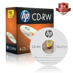 HP CD-RW 4-12x 700MB 슬림케이스 (10개) / 공CDRW