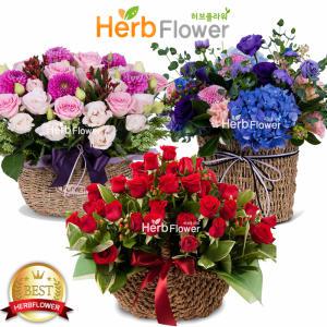 예쁜장미꽃바구니 꽃다발 생일선물 전국당일꽃배달