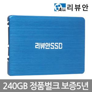 리뷰안 900G블루 240GB 정품 벌크포장 240G SSD PC용 노트북용