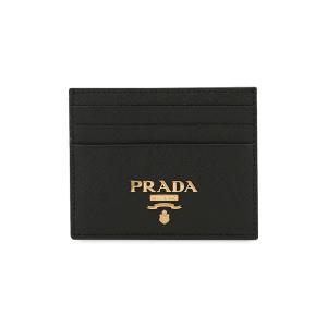 [프라다]프라다 여성 사피아노 로고 블랙 카드 지갑 1MC025 QWA F0002