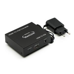 HDMI TO VGA 유전원 신호 변환 컨버터 AUDIO ML-8HVCP