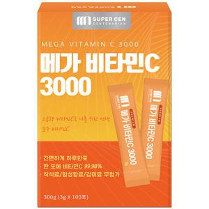 100포(3개월) 메가 비타민C 3000 분말 가루 메가도스 고함량 고용량