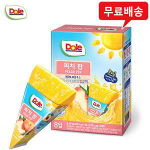 Dole 돌 후룻팝 피치팝(8개입)x4팩/100%과즙/무배